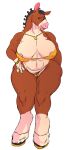  anthro audunor bikini clothing clydesdale divadale_(snakedakyoot) draft_horse equid equine erect_nipples female genitals horse horseshoe mammal nipple_slip nipples pussy pussy_floss solo swimwear thick_thighs wide_hips 
