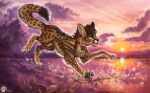  2022 4_toes black_nose cheetah collar day detailed_background digital_media_(artwork) feet felid feline feral flashlioness male mammal outside paws sky smile solo toes water 
