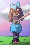  animated ankle_cuffs anthro bdsm bondage bound chain chained cuff_(restraint) muzzle_(object) muzzled nintendo pok&eacute;mon pok&eacute;mon_(species) raptorroper restraints riolu rope shackles solo video_games walk_cycle walking 