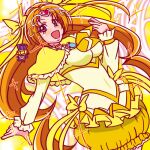  breasts cure_muse_(yellow) dot_(poni_taoyaka) large_breasts older precure suite_precure 