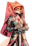  2022 absurd_res anthro armor beracerbera breastplate canid canine clothing disney eyebrows eyelashes female flower fox fur glistening glistening_armor hi_res holding_flower holding_object inner_ear_fluff looking_at_viewer maid_marian mammal melee_weapon plant robin_hood_(disney) solo sword translucent translucent_clothing tuft weapon 