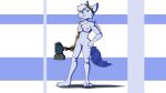  anthro blue_eyes breasts clothing cybernetic_arm cybernetic_limb digital_media_(artwork) ear_piercing eyewear eyewear_on_head female fur genitals goggles goggles_on_head hi_res lombax looking_at_viewer mammal nipples novaarts nude piercing prosthetic pussy ratchet_and_clank rivet_(ratchet_and_clank) simple_background smile solo sony_corporation sony_interactive_entertainment video_games 