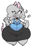  2019 alpha_channel anthro bottom_heavy breasts clothed clothing digital_media_(artwork) elisa_(maddeku) female hi_res huge_hips huge_thighs hyper hyper_hips hyper_thighs maddeku mammal murid murine overweight overweight_female rat rodent simple_background solo thick_thighs tongue tongue_out transparent_background wide_hips 