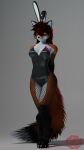  3d_(artwork) 4k 9:16 absurd_res anthro bedroom_eyes big_breasts bite biting_lip biting_own_lip blender_(software) breasts bunny_costume canid canine clothed clothing costume curvy_figure digital_media_(artwork) fake_ears fake_rabbit_ears female fox fur hair half-closed_eyes hi_res looking_at_viewer mammal narrowed_eyes playboy_bunny rosa(rosecreates) rosecreates seductive self_bite simple_background small_waist smile solo thick_thighs white_background wide_hips 