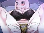  animated back bed_sheet bedding bovid breasts caprine clothing female fid flat_(disambiguation) goat mammal mother on parent pillow solo supine toriel undertale_(series) underwear 