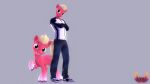  16:9 3d_(artwork) 4k absurd_res anthro blonde_hair clothing crossed_arms digital_media_(artwork) duo earth_pony equid equine feral green_eyes hair hasbro hi_res horse looking_at_viewer loveslove male mammal mlp_g5 my_little_pony my_little_pony:_a_new_generation pony quadruped self_paradox sprout_cloverleaf_(mlp) standing widescreen 