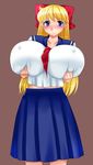  aino_minako bb bishoujo_senshi_sailor_moon blush breast_grab breast_lift breasts erect_nipples grabbing highres large_breasts nipples shrimp-mayo 