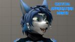  2020 3d_(artwork) anthro blue_body blue_ears blue_fur blue_hair bodysuit canid canine clothing digital_media_(artwork) female fox fur green_eyes grey_background hair hi_res jewelry krystal krystal_appreciation_month mammal multicolored_body multicolored_ears multicolored_fur nintendo open_mouth signature silvarus silver_(metal) silver_jewelry simple_background skinsuit solo spacesuit star_fox teeth text tight_clothing tribal tribal_jewelry video_games white_body white_fur white_inner_ear 