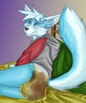  2019 ambiguous_gender anthro archived_source bodily_fluids canid canine clothing detailed_background diaper digital_drawing_(artwork) digital_media_(artwork) feces fennec fox fur genital_fluids hi_res hoodie leaking_diaper lying mammal marealeopard messy_diaper raised_tail scat smile soiled_diaper soiling solo topwear urine wet_diaper wetting 