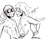  anthro blush fluffycoffee99 hacker_(hornyartzsucks) hank_j._wimbleton hornyartzsucks madness_combat male male/male 