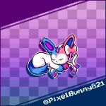  ambiguous_gender curled_up cute_expression eeveelution female feral low_res nintendo pok&eacute;mon pok&eacute;mon_(species) shiny_sylveon sleeping smile solo sylveon video_games 