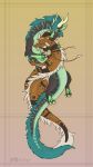  absurd_res asian_mythology beard claws coiling cuddling dragon duo east_asian_mythology eastern_dragon embrace facial_hair feher feher_(feher) feral fluffy flying fur green_body green_scales hi_res horn hug male male/male mythology noodle_(herpderplol) orange_body orange_scales scales scalie scar smile whiskers 