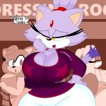  2022 3barts 4k absurd_res accessory amy_rose anthro big_breasts big_butt big_ears blaze_the_cat bouncing_breasts bouncing_butt breast_jiggle breasts butt butt_jiggle cleavage clothed clothing cream_the_rabbit curvy_figure detailed_background dialogue digital_media_(artwork) domestic_cat english_text eulipotyphlan eyelashes eyes_closed felid feline felis female fur group hair hand_on_hip headband hedgehog hi_res hourglass_figure huge_butt jiggling lagomorph lavender_body lavender_fur lavender_hair leporid lips long_ears long_tail mammal multicolored_body multicolored_fur rabbit sega short_hair sonic_the_hedgehog_(series) text thick_thighs tongue two_tone_body two_tone_fur voluptuous white_body white_fur wide_hips yellow_eyes 