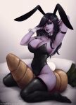 big_breasts breasts bunny_costume clothing costume elf female hi_res humanoid humanoid_pointy_ears impracticalart legwear not_furry solo thick_thighs thigh_highs wide_hips 