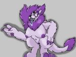  4:3 anthro big_breasts breasts canid canine digital_media_(artwork) fak&eacute;mon fan_character female female_focus fur genitals hair hi_res looking_at_viewer mammal nintendo nipples nude open_mouth orbical pok&eacute;mon pok&eacute;mon_(species) pussy simple_background smile solo solo_focus video_games 