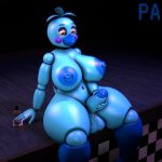  animatronic anthro chica_(fnaf) female five_nights_at_freddy&#039;s gynomorph hi_res humanoid intersex lube machine phoenix_adverdale robot scottgames solo solo_focus video_games 