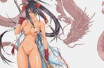  breasts ikkitousen kan'u_unchou kanu_unchou naked nipples nude nude_filter photoshop pussy uncensored undressing 