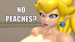  3d_(artwork) anthro astro_catmew big_breasts blonde_eyebrows blonde_hair blue_eyes bowser bowsette_meme breasts broad_shoulders cleavage clothed clothing collarbone crossgender crown digital_media_(artwork) ear_piercing ear_ring english_text eyebrows female glistening glistening_hair hair hi_res horn humanoid humanoid_pointy_ears mario_bros meme nintendo no_bitches? not_furry nude piercing pouting_lips sad sad_eyes solo source_filmmaker super_crown text video_games 
