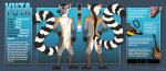  absurd_res anthro biped black_body black_fur black_inner_ear black_nose black_stripes blue_eyes brown_body brown_ears brown_fur chest_tuft color_swatch crotch_tuft dipstick_ears english_text fangs front_view fur gloves_(marking) grey_body grey_fur grey_inner_ear_fluff guitar hand_on_hip hi_res inner_ear_fluff knee_tuft leg_markings leg_tuft lemur male mammal markings model_sheet multicolored_body multicolored_ears multicolored_fur musical_instrument neck_tuft open_mouth open_smile pink_tongue plantigrade plucked_string_instrument primate rear_view shoulder_tuft signature smile socks_(marking) solo standing strepsirrhine string_instrument striped_markings striped_tail stripes tail_markings text tongue tuft white_body white_ears white_fur white_stripes yookie yuta_lemur 
