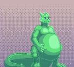  animated anthro belly belly_play belly_squish big_belly blue_eyes digital_media_(artwork) dragon featureless_crotch goo_creature goo_dragon green_body honeydew_(daletfours) jiggling loop male nude obese obese_male overweight overweight_anthro overweight_male pixel_(artwork) pixel_animation short_playtime simple_background smile solo squish vinvulpis 