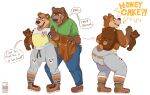  absurd_res blush bottlebear chastity_(disambiguation) chastity_cage chastity_device comic_book diaper domination/submission father hi_res honey_(disambiguation) humiliation infantilism parent public 