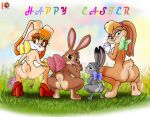  absurd_res animal_humanoid anthro bow_tie butt cadbury cadbury_bunny disney easter female female/female group hi_res holidays humanoid judy_hopps lagomorph lagomorph_humanoid leporid_humanoid lola_bunny looney_tunes mammal mammal_humanoid mascot moon_pearl nude rabbit_humanoid sega signature sonic_the_hedgehog_(series) space_jam succubi_samus vanilla_the_rabbit warner_brothers zootopia 