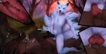  abdominal_bulge anal anal_knotting anal_penetration animal_genitalia animal_penis anthro anthro_on_feral anthro_penetrated balls bestiality blue_eyes bodily_fluids canid canine canine_penis canis close-up cowgirl_position cum cum_in_ass cum_inside cum_on_face cum_while_penetrated cumshot cutaway detailed_background duo ejaculation erection etis feral feral_penetrating feral_penetrating_anthro fox from_front_position fur genital_fluids genitals hi_res internal knot knotting male male/male male_penetrated male_penetrating male_penetrating_male mammal multicolored_tail nude on_bottom on_top outside_sex penetration penile penile_penetration penis penis_in_ass plant red_eyes sex tongue tree white_body white_fur wolf 
