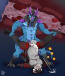  abdominal_bulge alabaster_(daikuhiroshiama) anal anal_orgasm anal_penetration anthro balls balls_deep black_body black_hair blue_body blue_scales bodily_fluids canid canine canis claws cum cum_drip cum_in_ass cum_inflation cum_inside cum_on_chest cum_on_face cum_on_ground cum_on_penis cum_on_self cum_splatter cum_while_penetrated dragon dripping duo ejaculation erection excessive_cum fur genital_fluids genitals glans grey_balls grey_eyes hair hands-free hi_res horn hybrid inflation internal internal_anal knot leg_grab licking licking_lips looking_down looking_pleasured male male/male mammal muscular muscular_anthro muscular_male nelldemon orgasm_face penetration penile_spines penis piledriver_position red_body red_fur red_penis ridged_penis saber_braveheart scales sex shaking spread_legs spreading thrusting toe_claws tongue tongue_out trembling upside_down white_penis wolf yellow_eyes 