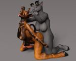  3d_(artwork) abdominal_bulge ahegao ambiguous_penetration animal_genitalia animal_penis anthro areola arm_bent arm_markings arm_pull arm_stripes big_breasts big_penis black_body black_breasts black_fur black_hooves bovid bovine_ears breasts brown_body brown_fur brown_skin chest_markings cloven_hooves colored_nails curled_horn curled_horns digital_media_(artwork) duo earthclan3d equine_penis erect_nipples facial_piercing flaccid from_behind_position fur genital_piercing genitals grey_areola grey_background grey_body grey_breasts grey_nipples grey_skin gynomorph gynomorph/gynomorph gynomorph_penetrated gynomorph_penetrating gynomorph_penetrating_gynomorph holding_penis hooves horn horn_grab intersex intersex/intersex intersex_penetrated intersex_penetrating intersex_penetrating_intersex kneeling looking_pleasured mammal markings medial_ring mino_(earthclan) multicolored_body multicolored_fur nails natural_breasts nipples nose_piercing nose_ring open_mouth orange_nipples penetration penis penis_piercing piercing pink_nails pink_penis prince_albert_piercing prison_guard_position red_eyes salem_(earthclan) sex simple_background solo spots spread_legs spreading tail_around_penis tail_reach_around tongue tongue_out tuft two_tone_body two_tone_fur wide_hips yellow_eyes 