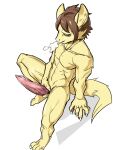  animal_genitalia anthro athletic athletic_anthro athletic_male big_penis breath dragon erection fur furred_dragon genital_slit genitals hi_res male mup_mups nude penis slit solo tapering_penis unit_04 vein veiny_penis 