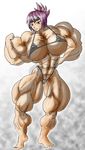  abs breasts extreme_muscles flex micro_bikini mitarashi_anko muscle muscles muscular naruto 