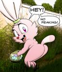  anthro butt cartoon_network chowder_(series) cybert easter easter_egg fangs female holidays nude panini_(chowder) short_stack solo voyeur 