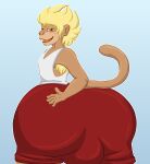  butt furry haplorhine hi_res invalid_tag male mammal monkey primate soft tail thick_thighs 