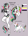  absurd_res anthro breasts equid equine fan_character fangs hasbro hi_res horn mammal mlpoc my_little_pony unicorn vampire 
