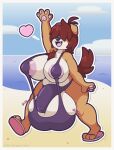  &lt;3 3_toes 4_fingers anthro ball_bra balls beach big_balls big_breasts big_penis border breasts canid canine canis chest_tuft clothed clothing cock_sock domestic_dog feet fingers flip_flops floppy_ears footwear genitals gesture gynomorph hair hair_over_eyes happy hi_res hidden_eyes huge_balls huge_breasts huge_penis hyper hyper_balls hyper_breasts hyper_genitalia hyper_nipples hyper_penis intersex mammal multicolored_body nipples open_mouth open_smile pawpads penis penis_clothing sandals scruffy seaside simple_background skimpy slightly_chubby slosh sloshing_balls smile socks solo stretched_clothing swimwear text thick_thighs thisnameistaken toes tuft two_tone_body waving white_border wide_hips 