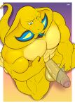  2022 abs absurd_res anthro anthrofied arbok balls barazoku biceps big_balls big_muscles big_penis border condom erection eyebrows flat_colors foreskin forked_tongue genitals gradient_background green_eyes hi_res high-angle_view huge_balls huge_muscles huge_penis humanoid_genitalia humanoid_penis kneeling male markings muscular muscular_anthro muscular_male nintendo nipple_fetish nipple_pinch nipple_play nipples non-mammal_balls non-mammal_nipples nude one_eye_closed pecs penis pinch pok&eacute;mon pok&eacute;mon_(species) pok&eacute;morph purple_background sexual_barrier_device shadow shiny_pok&eacute;mon simple_background smile snake_hood solo thick_penis thick_thighs tongue tongue_out vein veiny_penis video_games wearing_condom white_border yellow_background yellow_body zourik 