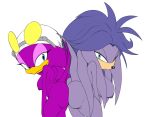  anthro avian big_butt bird breasts butt butt_frottage duo echidna female gala-na hirundinid looking_at_viewer mammal monotreme nipples nude oscine passerine raccoonshinobi sega side_boob sonic_riders sonic_the_hedgehog_(series) swallow_(bird) wave_the_swallow 