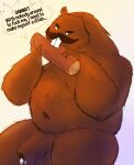  anthro beaver belly big_penis bodily_fluids buckteeth cum don&#039;t_starve facial_hair genital_fluids genitals hairy hi_res klei_entertainment male mammal musclegut mustache penis precum rodent rrobburr solo teeth thick_penis video_games wide_hips wide_thighs wood woodie_(don&#039;t_starve) 