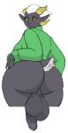  alpha_channel balls big_balls big_butt bovid butt caprine caprine_demon clothing curvy_figure demon demon_humanoid female flaccid foreskin freckled_face freckles freckles_on_butt genitals goat_demon goat_tail green_clothing green_sweater green_topwear hair herm horizontal_pupils horn humanoid humanoid_pointy_ears intersex low_res mammal mature_female meredith_(quidhansed) pearl_earring penis pupils quidhansed saggy_balls solo solo_focus sweater thick_thighs topwear vein veiny_penis voluptuous white_hair wide_hips yellow_eyes 