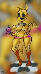  avian balls bird breasts chicken five_nights_at_freddy&#039;s five_nights_at_freddy&#039;s_2 galliform gallus_(genus) genitals gynomorph hi_res intersex penis phasianid scottgames solo toonguy100 toy_chica_(fnaf) vein veiny_penis video_games yellow_body 