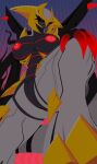  altered_forme_giratina android anthro barefoot big_breasts breasts claws digital_media_(artwork) dominant dominant_female feet female first_person_view gaiki genitals giratina hi_res hybrid legendary_pok&eacute;mon looking_at_viewer machine nintendo nipples nude pok&eacute;mon pok&eacute;mon_(species) pussy red_eyes robot simple_background solo thick_thighs video_games wide_hips wings 