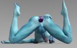  3d_(artwork) 5_fingers 5_toes abs anal anal_penetration animal_genitalia animal_penis anthro areola ass_up athletic athletic_gynomorph athletic_intersex black_nose blu_(earthclan) blue_body blue_breasts blue_eyes blue_fingernails blue_fur blue_penis blue_toenails bodily_fluids breasts butt cum cum_in_mouth cum_in_own_mouth cum_in_self cum_inside cum_on_face cum_on_own_face cum_on_self cum_while_penetrated cumshot digital_media_(artwork) dildo dildo_in_ass dildo_insertion dildo_penetration earthclan3d ejaculation equine_penis erection eye_roll eyelashes facial_markings feet fingers flared_penis fur genital_fluids genitals grey_background gynomorph hand_on_butt hand_on_own_butt hands-free head_markings head_turned intersex low-angle_view markings masturbation medial_ring multicolored_penis nipples nude open_mouth penetration penis pink_areola pink_nipples pink_penis pointed_feet rear_view sex_toy sex_toy_in_ass sex_toy_insertion simple_background small_breasts solo spread_legs spreading striped_arms striped_body striped_face striped_fur striped_legs stripes thick_eyelashes toes tongue tongue_out two_tone_penis white_stripes 