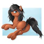  absurd_res animal_genitalia animal_pussy anus blue_eyes butt clitoris dock earth_pony equid equine equine_pussy eyelashes fan_character feral genitals hasbro hi_res hooves horse inner_ear_fluff looking_back mammal my_little_pony pony puffy_anus pussy renaphin solo tuft 