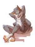  anthro canid canine canis hi_res male mammal simple_background solo white_background wolf x1aoyaoya 