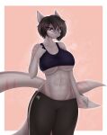  absurd_res anthro bra breasts clothing female fish hi_res hierophant_green_(artist) marine nsfw shark solo sport tail tomboy top_(disambiguation) underwear 