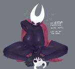  anthro arthropod big_breasts black_body blush breasts broken_condom brother brother_and_sister brother_penetrating_sister bubble cloak clothing condom dialogue dominant dominant_female drunk drunk_bubble duo english_text female genitals hi_res hollow_knight hornet_(hollow_knight) incest_(lore) larger_female looking_down male male/female mask mostly_nude penetration penis protagonist_(hollow_knight) sex sexual_barrier_device sibling sister size_difference smaller_male submissive submissive_male substance_intoxication team_cherry text unyin vaginal vaginal_penetration video_games 