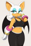  anthro big_breasts breasts chiropteran cleavage clothed clothing female hi_res looking_at_viewer mammal rouge_the_bat sega solo sonic_the_hedgehog_(series) sportswear yuta_agc 