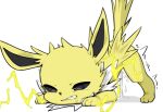  ass_up black_eyes bodily_fluids cum cum_in_pussy cum_inside cum_string eeveelution female feral fur genital_fluids jolteon leaking_cum low_res nintendo pok&eacute;mon pok&eacute;mon_(species) pphile raised_tail solo video_games yellow_body yellow_fur 