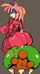  alien amy_rose anthro big_breasts big_butt breasts butt eulipotyphlan female hedgehog hi_res huge_butt mammal metroid metroid_(species) nintendo sega solo sonic_the_hedgehog_(series) video_games wolflance 