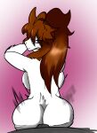  angry anthro bovid caprine duo female goat hair hi_res long_hair male male/female mammal mildred_(artist) ponytail rough_sex sex 